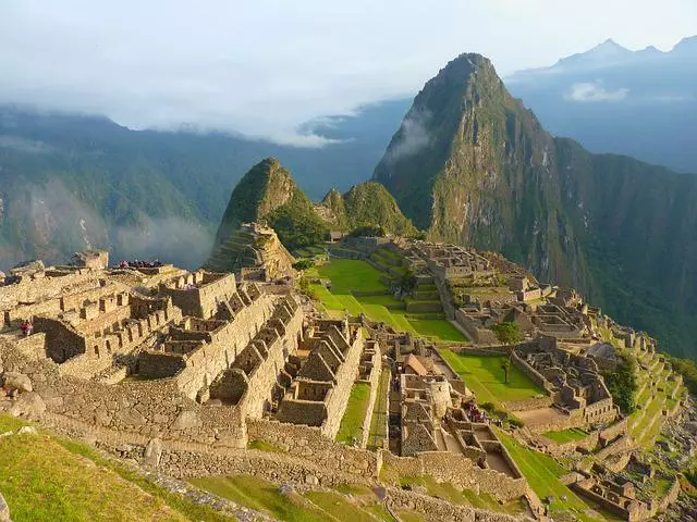 Early morning view of Machu Picchu